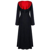 Christmas Dresses Nice Fashion Long Sleeve Hooded Colour Patchwork Festival Dress Xmas Club Dress | Original Brand | Women's Work Dresses