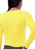 Citron Scrubs for Ladies - Long Sleeve Comfort Underscrub Tee - SIVVAN Womens Fall Fashion | Women's Tops and Blouses