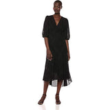 Women's Maxi Wrap Dress | Women's Work Dresses