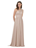 ALICEPUB One Shoulder Bridesmaid Dresses Chiffon Long Maxi Formal Party Dress for Women