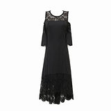 Plus Size Dresses For Women Lace Strap Off The Shoulder Maxi High Low Cocktail Dress Wedding Guest Dresses | Women's Casual Dresses