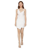 Women's Sleeveless Asmetrical V-Neck Short Dress Formal