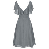 Women Dress V Neck A Line Empire Evening Dress Formal Wedding Bridesmaid Party Ball Prom Gown Cocktail Dress | Original Brand | Women's Cocktail Dresses