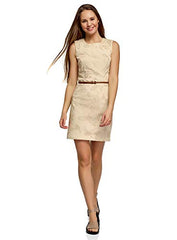 oodji Ultra Women's Sleeveless Slim-Fit Dress | Women's Casual Dresses