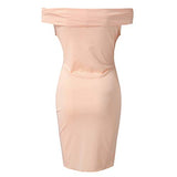 Women's Off Shoulder Mini Dress Sexy Ruched Evening Party Dress with Belt | Original Brand | Women's Work Dresses