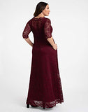 Women's Plus Size Leona Lace Gown | Women's Cocktail Dresses