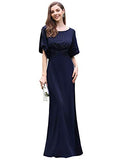 Women's Round Neck Bodycon Mermaid Beading Long Formal Dress 544 | Women's Formal Dresses
