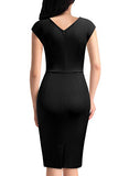 Women's Vintage Slim Style Sleeveless Business Pencil Dress | Women's Work Dresses