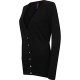 Ladies/Womens V-Neck Button Fine Knit Cardigan | Original Brand | Women's Cardigan