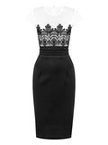 Women's Bodycon Pencil Dress Slim Wear to Work Dresses Cocktail Party Sheath Dress | Women's Work Dresses