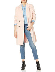 cupcakes and cashmere Women's Effie Double Breasted Brushed Wool Coat