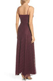 Women's Lace Gown With Keyhole Detail | Women's Evening Gowns