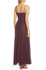 Women's Lace Gown With Keyhole Detail