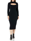 Women's Chantal Midi Bodycon Fitted Cutout Rib Dress | Original Brand