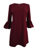 Women's Petite Bell-Sleeve A-Line Dress | Women's Work Dresses