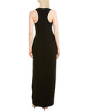 Women's Ariel Sleeveless Plunging Long Gown Wrap Dress | Women's Casual Dresses