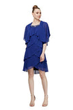 Women's Chiffon Tier Jacket Dress with Bead Neck Special Occasion | Original Brand | Women's Work Dresses