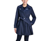 LONDON FOG Women's Double Lapel Trenchcoat