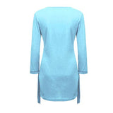 Women Casual Dresses New Long Sleeve O-Neck Slim Blouse Dress Spring Autumn Daily Outdoor Travel Dress | Original Brand | Women's Work Dresses