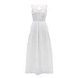 Women's Summer Dress For Wedding Guest, White Halter Short Sleeve Mini Dress Sexy Lace A-line Party Dress | Women's Lace Dresses