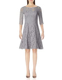 Women's Quarter Length Sleeve Lace Fit And Flare Dress | Women's Cocktail Dresses