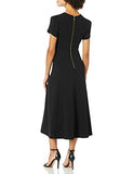 Women's Tulip Sleeve A-line Midi Dress | Women's Work Dresses