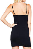 Women's Cami Dress- Basic Bodycon Camisole Slip -Sexy Underdress