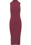 Women's Ladies Stretch Jersey Turtleneck Dress | Women's Work Dresses