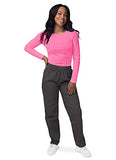 Neon Pink Scrubs for Ladies - Long Sleeve Comfort Underscrub Tee - SIVVAN Womens Fall Fashion | Women's Tops and Blouses
