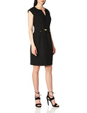Women's Shift Dress with Gold-Tone Hardware | Women's Work Dresses