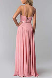 Halter Long Bridesmaid Dresses for Wedding 2021 Chiffon Formal Evening Gowns