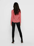 ONLY Women's Onlgeena Xo L/S Pullover Knt Noos Sweater, Tea Rose, L UK | Women's Sweaters