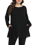 Plus Size Tops for Women Long Tunic Shirts to pair with Leggings | Women's Tops and Blouses