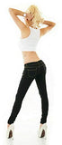 Women's Skinny Low Waist Jeans Slim Stretch Denim Pants Sizes UK 4-12 | Women's Jeans