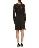 Women's Metallic Geo Stripe Lace Dress Casual | Women's Work Dresses