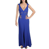 Womens Reese Nylon Long Evening Dress | Women's Lace Dresses