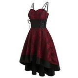 Women Dresses Promotion Sale Hot Womne Vintage High Grade Cami Bandage Lace Up High Low Dress Party Dress Autumn Winter Plus Size UK Size | Original Brand | Women's Cocktail Dresses