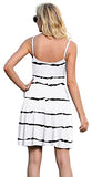 Women's Casual Sleeveless Adjustable Strappy Summer Beach Dress with Pocket | Original Brand