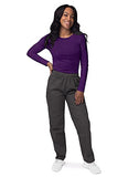 Purple Scrubs for Ladies - Long Sleeve Comfort Underscrub Tee - SIVVAN Womens Fall Fashion | Women's Tops and Blouses