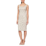 Women's Tea Length Dress And Jacket (Petite And Regular Sizes) | Women's Lace Dresses