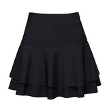Women Casual Skirts Simple Sweet High Waist Slim Tennis Skirt Outdoor Dress | Women's Work Dresses