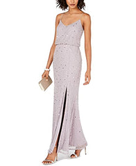 Adrianna Papell Women's Beaded Long Dress