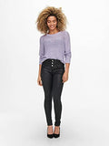 ONLY Women's ONLGEENA XO L/S Pullover KNT NOOS Sweater, Orchid Petal, M | Women's Sweaters