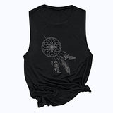 Summer Womens Sleeveless Tank Tops Casual Trendy Cute Heart Loose Tunic Top Ladies Sexy Crewneck Vest Shirt | Original Brand | Women's Tops and Blouses