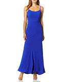 Women's Jodi Sleeveless Solid Stretch Basic Long Gown Dress