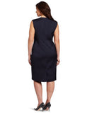 Women's Plus Size Herringbone Dress | Women's Work Dresses