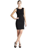 Diana Beaded Embroidery Black Sheath Dress 2 | Women's Casual Dresses