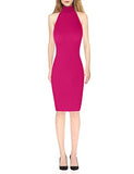 Womens Bodycon Sweater Halter Dress