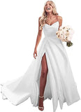 Strapless Satin Prom Dress Ball Gown for Wedding 2022 Long Formal Party Evening Gowns with Slit | Original Brand | Women's Formal Dresses