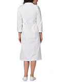 Scrub Dress for Women - Embroided Collar Dress | Women's Work Dresses